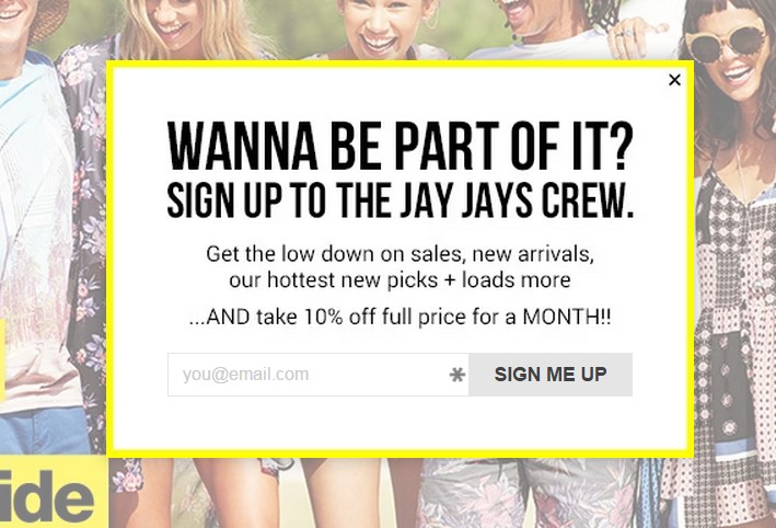 jay jays pop up offer