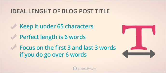 3 tips for optimizing the length of your blog post title